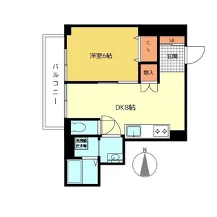 高円寺サマリヤマンション【3階】の間取り