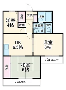 秋本マンション【1階】の間取り