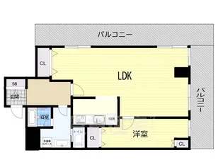 フローラルセントランド【5階】の間取り