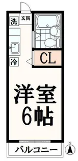 中屋ビル【4階】の間取り