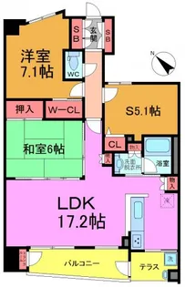 サンアリーナ中葛西【3階】の間取り