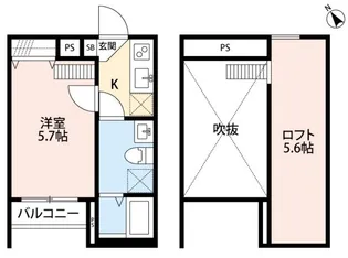 CIELO町田【2階】の間取り