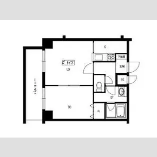 Lennon Terraza6-3【9階】の間取り