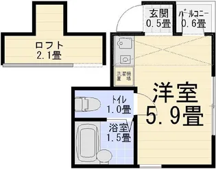 イル北千住【3階】の間取り