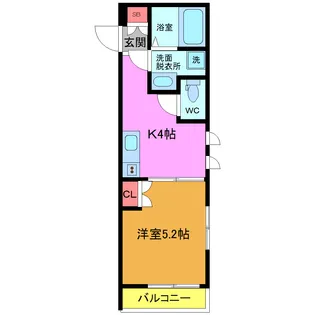 ヴランドール船橋駅前北口【2階】の間取り