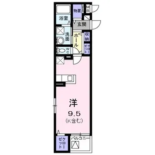 ハッピーベル【3階】の間取り