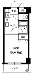 エステル浮間公園【6階】の間取り