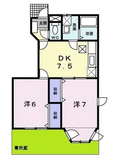 天王森 II【1階】の間取り