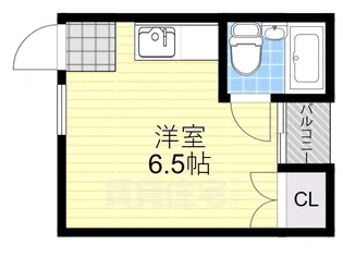 ブライトゾーン南堀江(旧ロイヤル南堀江)【3階】の間取り