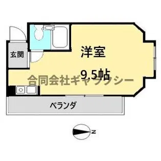 ビスタ千里丘III【4階】の間取り