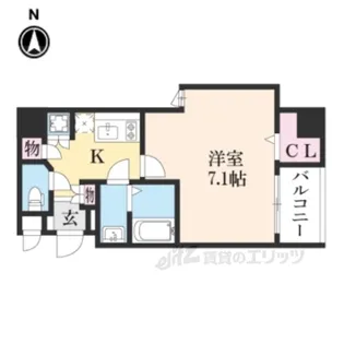 アドバンス京都デタンデュ【3階】の間取り