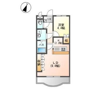 ベル・クオレ【4階】の間取り