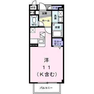 川崎ヒルズII【1階】の間取り