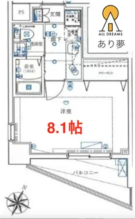 エスエスアドバンス横濱阪東橋ex【3階】の間取り