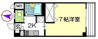 エクセレント矢野【3階】の間取り