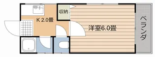 コーポエクセル【3階】の間取り