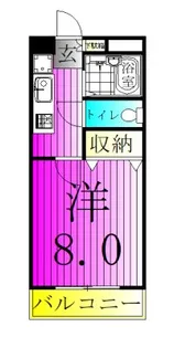 アヴニール・K 壱番館【4階】の間取り