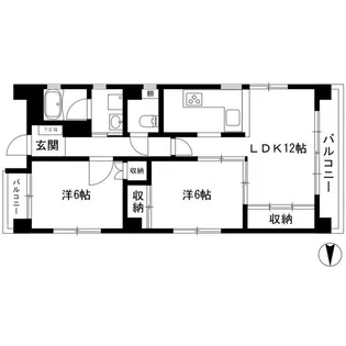 ビラ三秀上前津【11階】の間取り