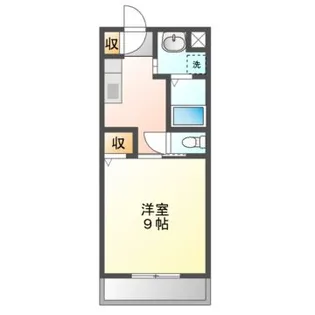 シンフォニー大園【2階】の間取り