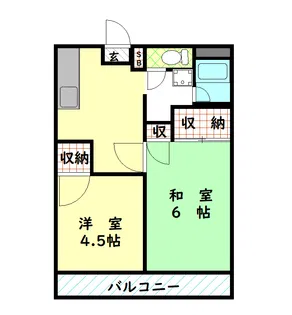 αNEXT高崎第3【1階】の間取り