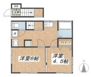 サンハイム【2階】の間取り