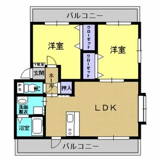 フォレストガーデン【2階】の間取り