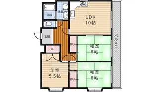コスモス【3階】の間取り