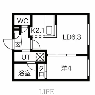 Activat南郷13丁目スクエア(アクティベイト)【3階】の間取り