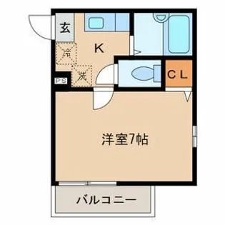ディアグレース大森【1階】の間取り