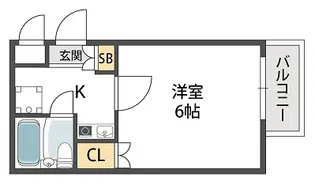 神戸リブプレイス深江南【3階】の間取り
