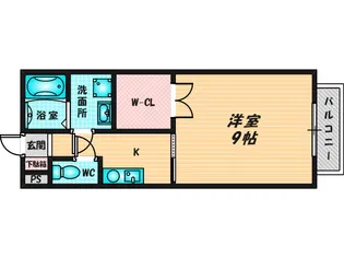 グランメール【2階】の間取り