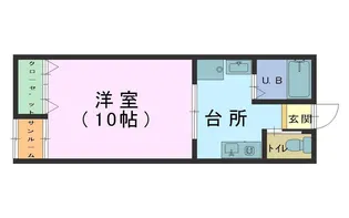 みぎわハイツ【2階】の間取り