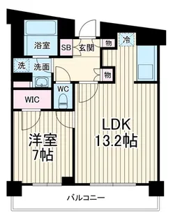 ファインステージ新横浜【1階】の間取り