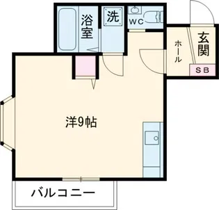 サンライズ福甚【4階】の間取り