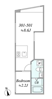 trias225【2階】の間取り