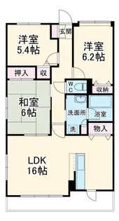 ネオステージ千葉旭町【1階】の間取り