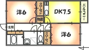 Mi-casa(ミ・カーサ)【1階】の間取り