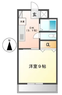 ジョイハウス新涯【3階】の間取り