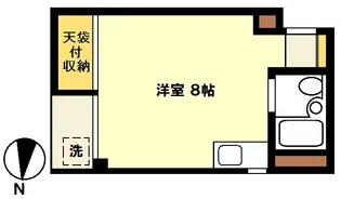 カーサ広尾【1階】の間取り