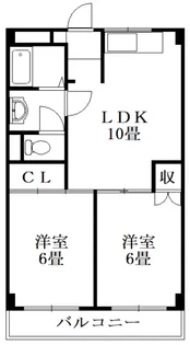 スカイステージ川内【1階】の間取り