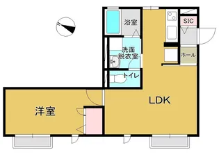 インテリアルグラミー【2階】の間取り