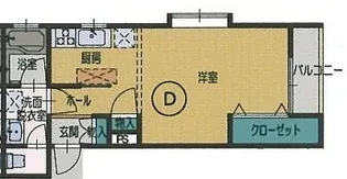 メゾンプレパルク【1階】の間取り