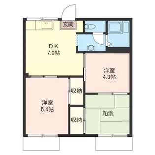 すみれハイツ【1階】の間取り