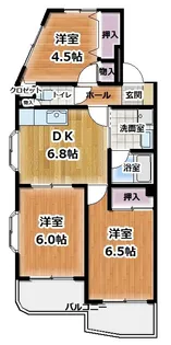 サンキャッスルII【2階】の間取り