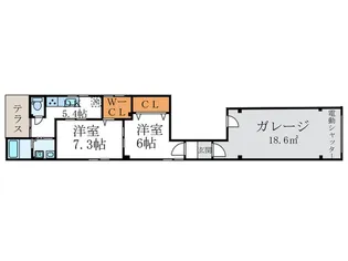 キョウヤマハイツ【1階】の間取り