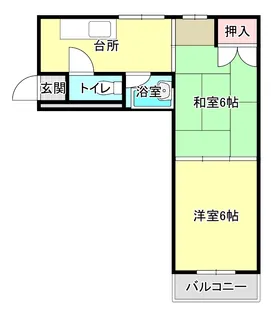 グレースコート協和【3階】の間取り