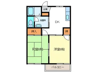 静岡県駿東郡長泉町下長窪【アパート】の間取り