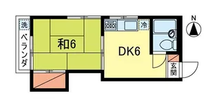 べっぴん屋【2階】の間取り