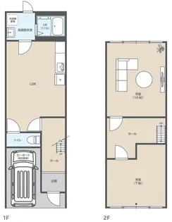 石川県金沢市幸町【一戸建】の間取り