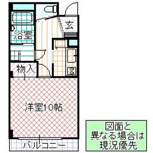 リバーサイド村山【3階】の間取り